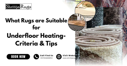 Underfloor heating rugs