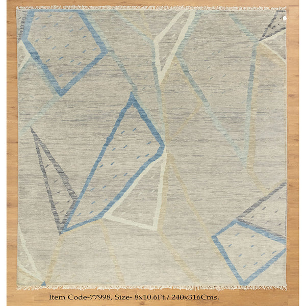 Concrete Geometric Hand-knotted Rugs | Designer Rugs UK Online