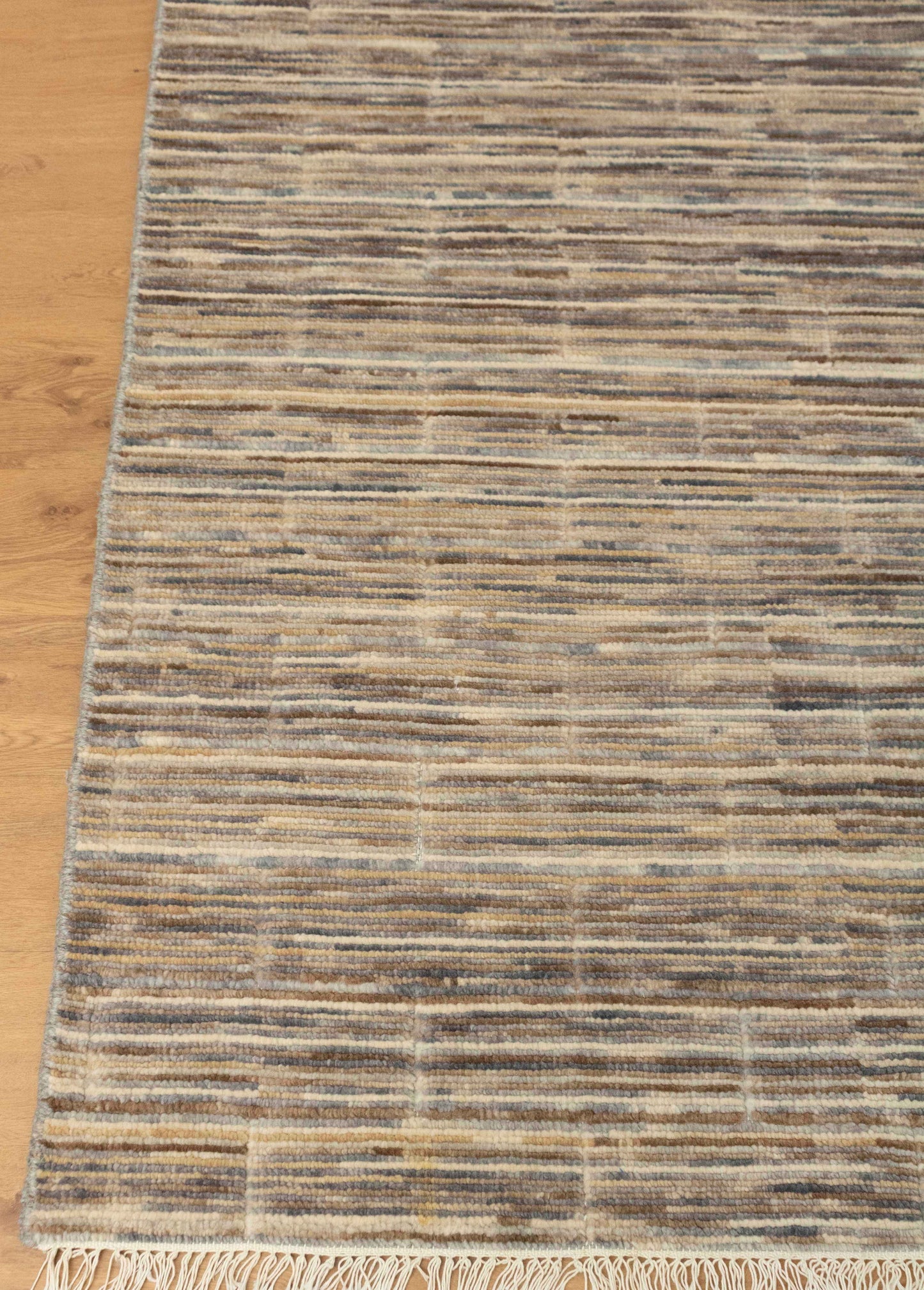 Aprezo Abstract Oriental Kashkoli Hand Knotted Rug