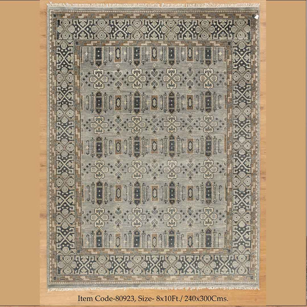 Ikat Stylish Design Hand-Knotted Rug: Transform Your Space | Best Place to Buy Area Rugs Online