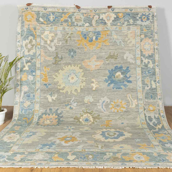 Elegant Hand-Knotted Oushak Rug: Perfect for Any Room | Best Online Rugs USA