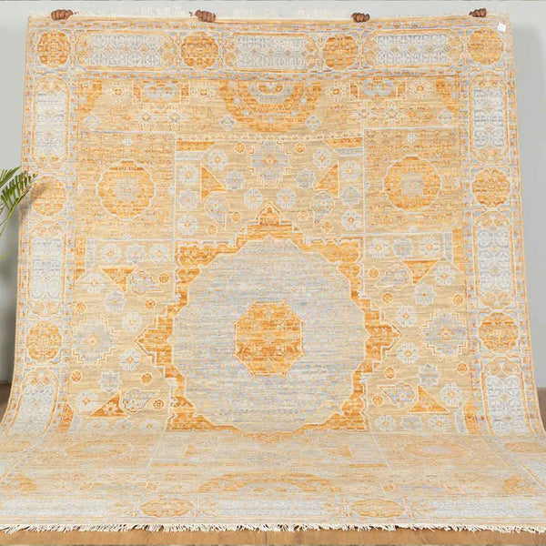 Hand-Knotted Mamluk Pastel colors Rug: Enhance Your Home's Ambiance | Quality Rugs Online
