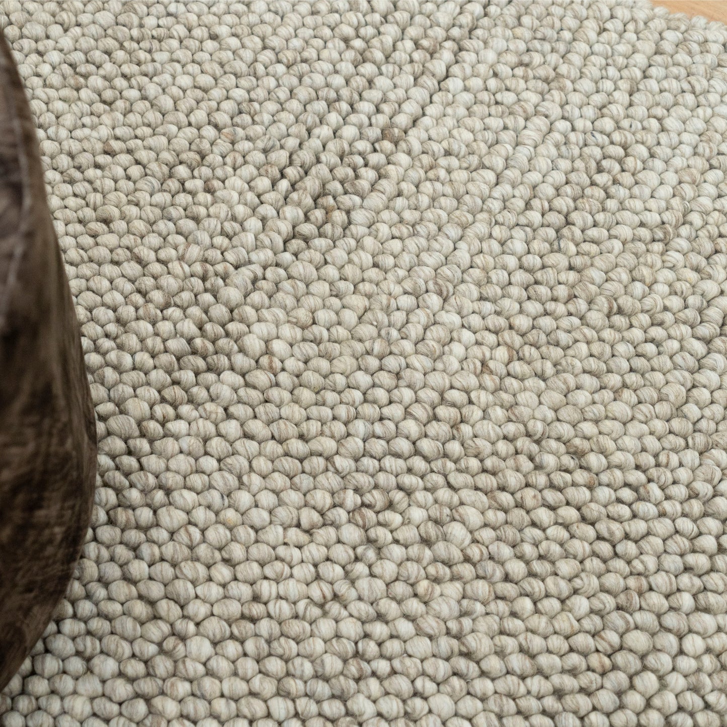 Silver Gray Loop Rug