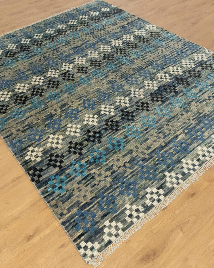 Multi Color Modern Contemporary Tribal Rug