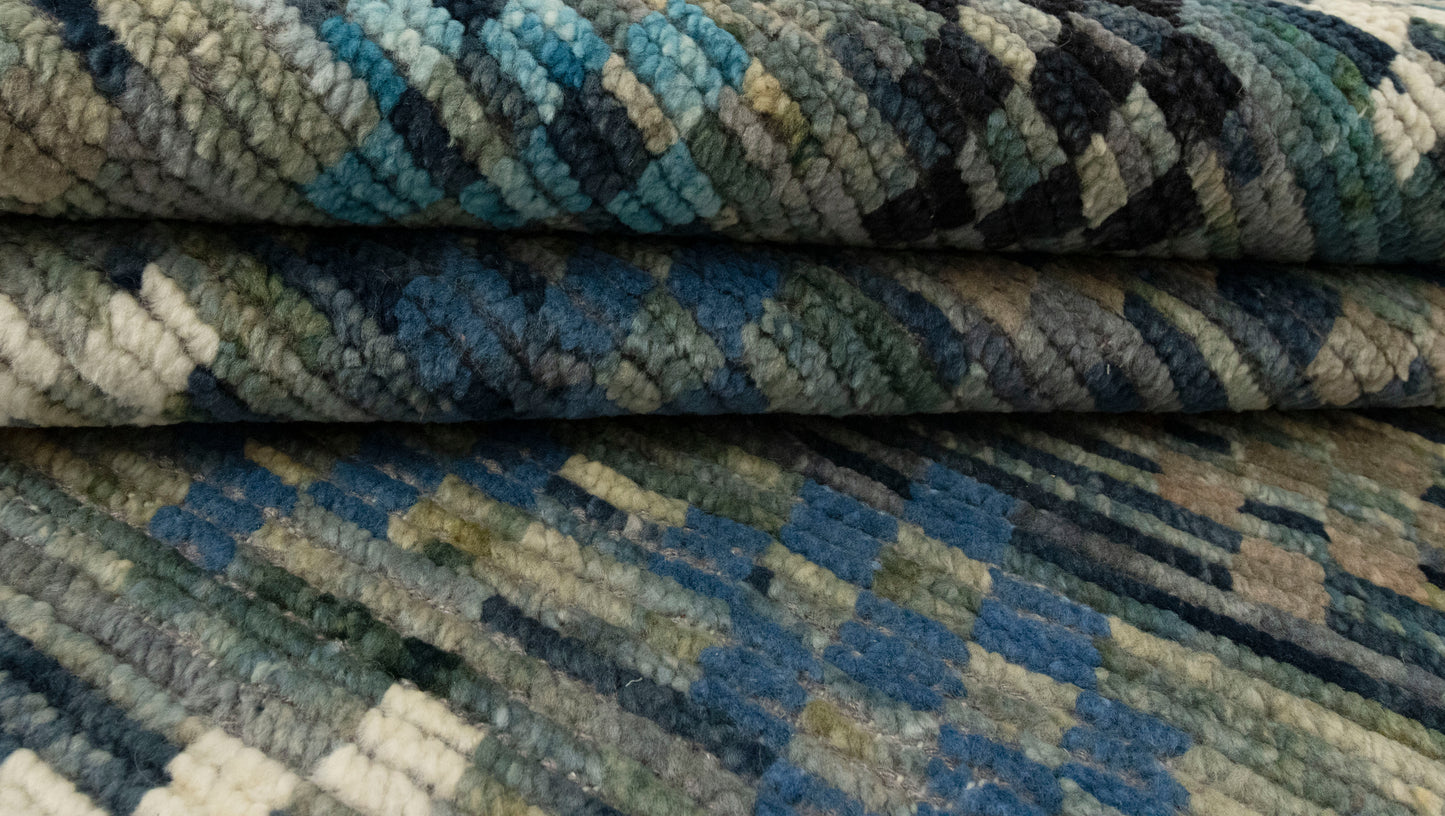 Multi Color Modern Contemporary Tribal Rug