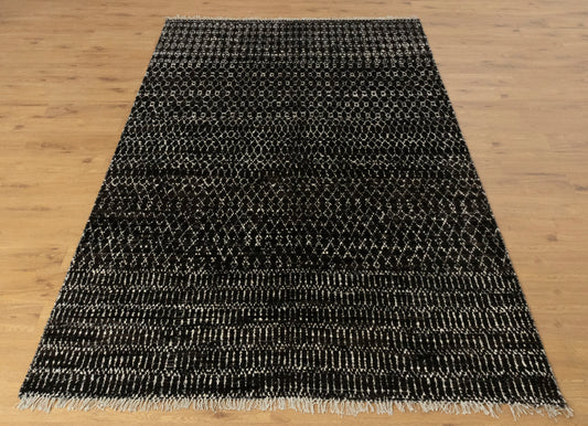 Darya Wool Silver Silk Hand Knotted Premium Quality Rug