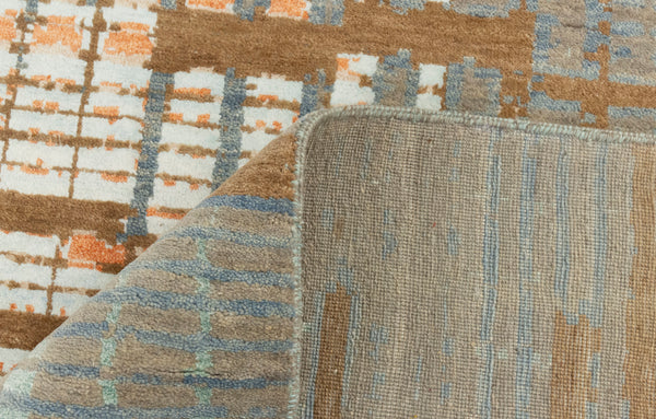 10x14 Mystique Grafton Grey Orange Oversized Area Rug For your Home| Shritija Rugs | Best Carpet Living Room