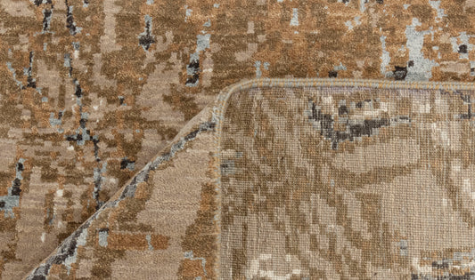 10x14 100% Hand Knotted Wool Rug | Painting Rug | Shritija Rugs | Abstract Rugs Online