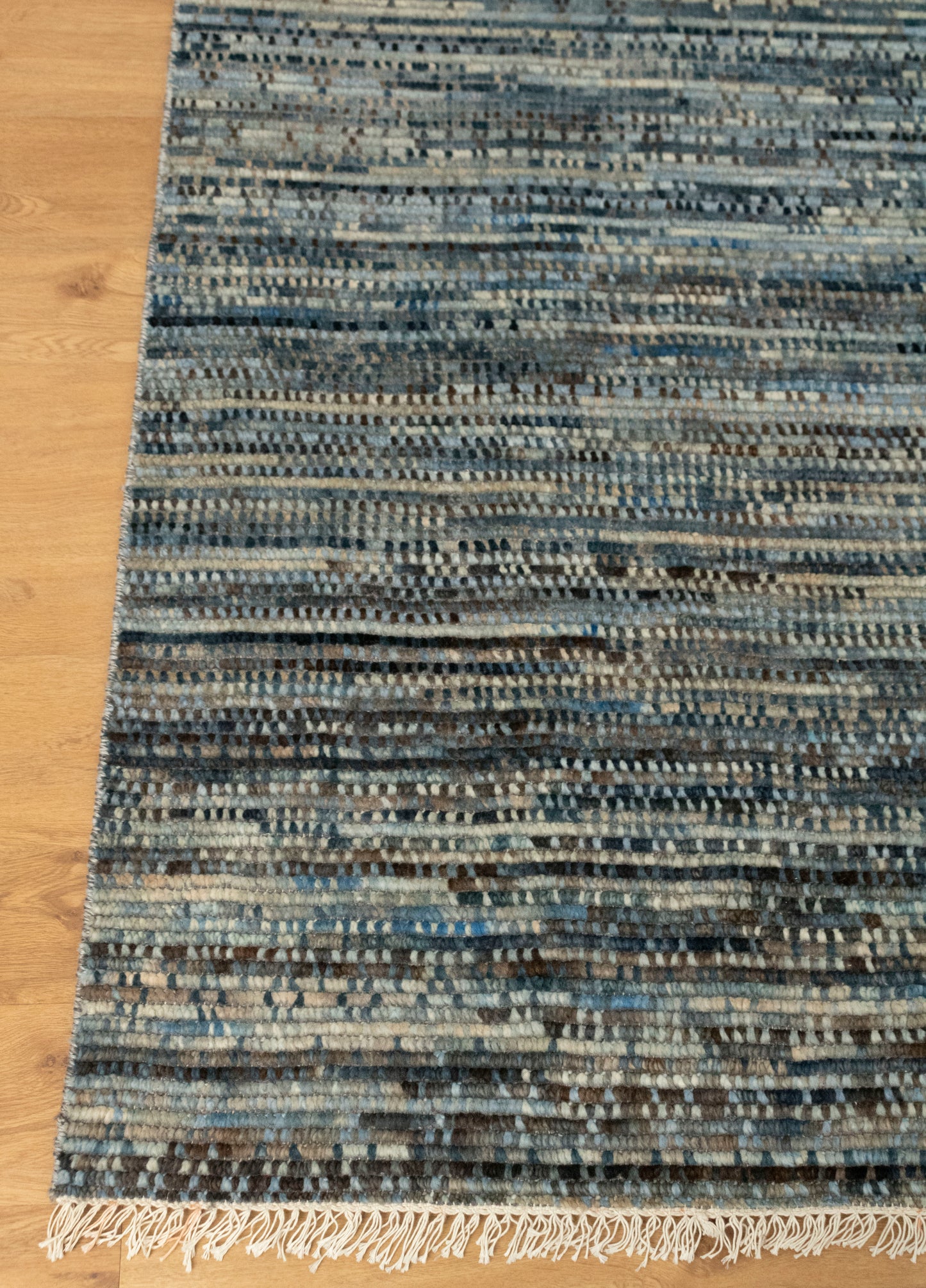 Galaxy Blue Modern Bedroom Rug