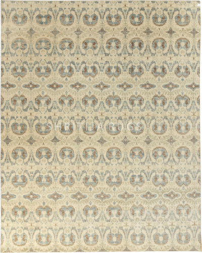Ikat Traditional Floral Handmade Rug