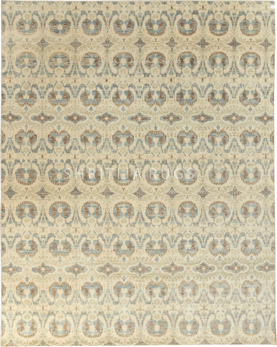 Ikat Traditional Floral Handmade Rug