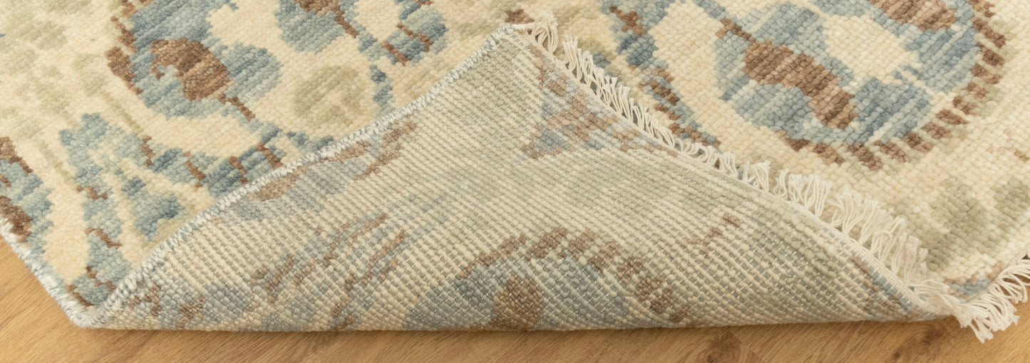 Ikat Traditional Floral Handmade Rug.