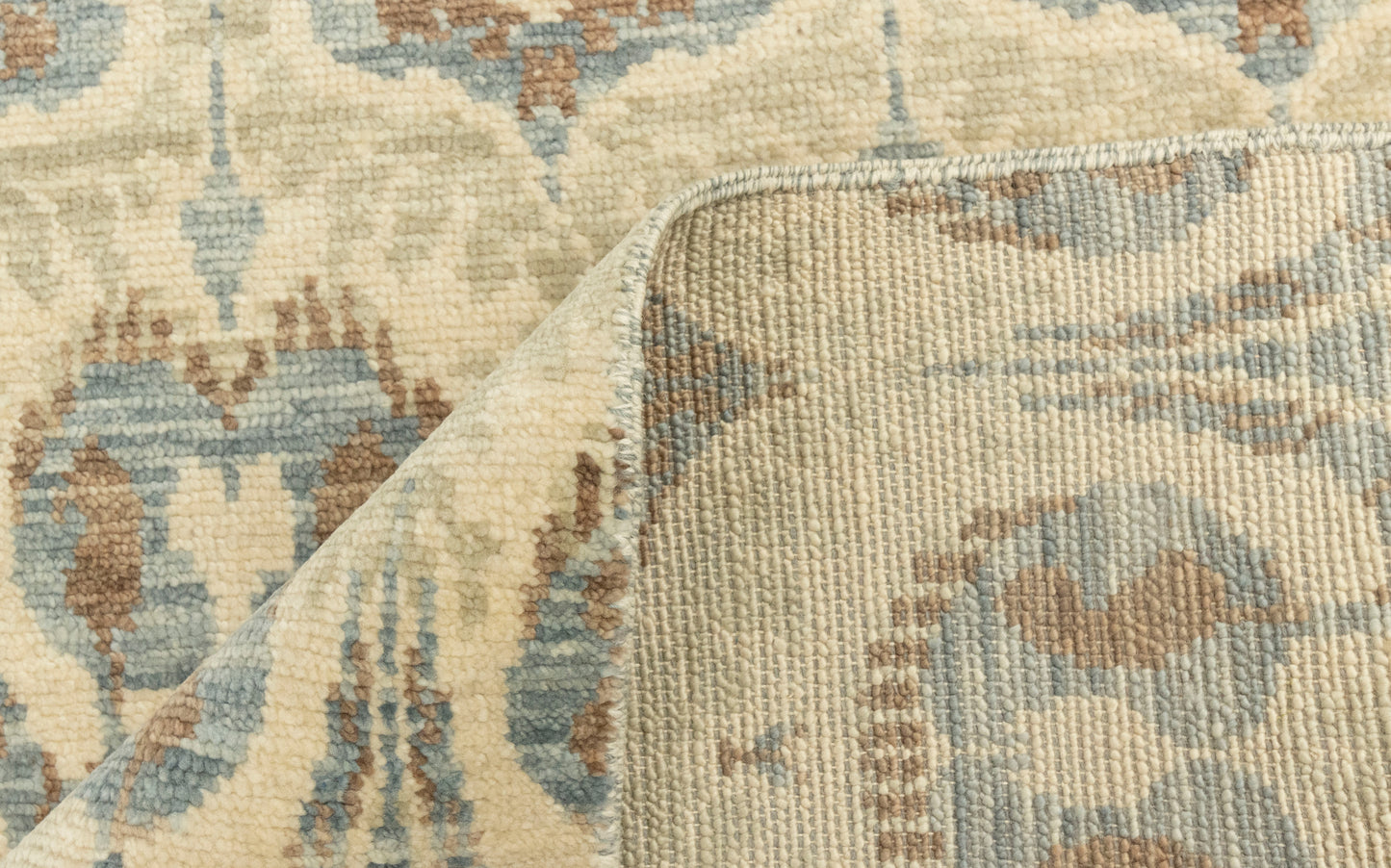 Ikat Traditional Floral Handmade Rug.