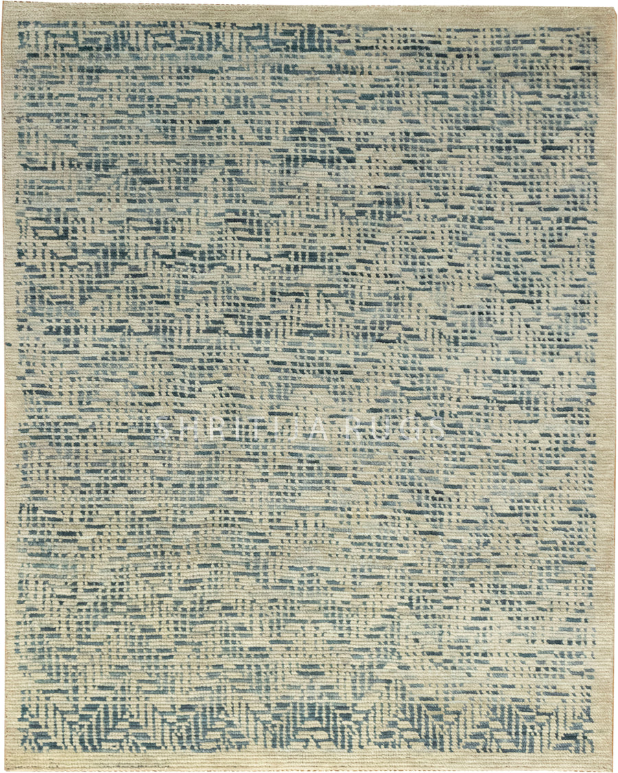 Esprenza Zigzag pattern Ivory Grey Rug