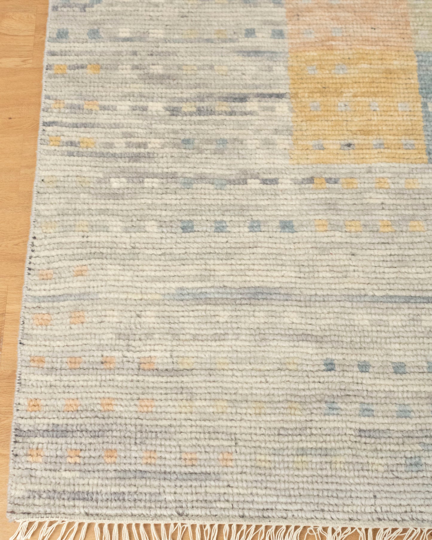Golden Grid Rug