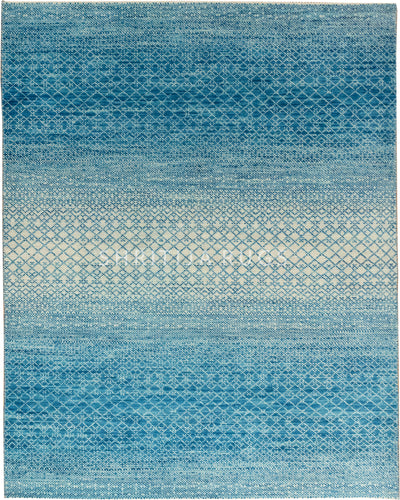 Lagoon Contemporary Plush Hand knotted Rugs