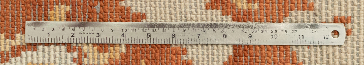 Ella Red Beige Hand Knotted Rug