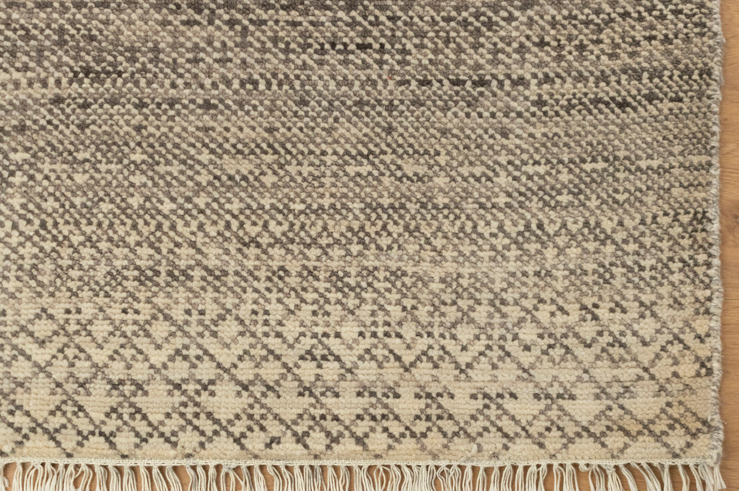 Indian Geometric Gabbeh Beige Brown Area Rug