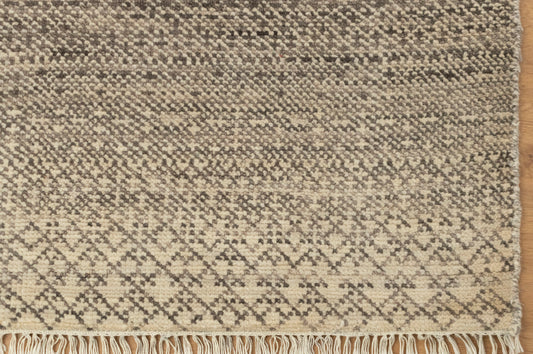 Indian Geometric Gabbeh Beige Brown Area Rug