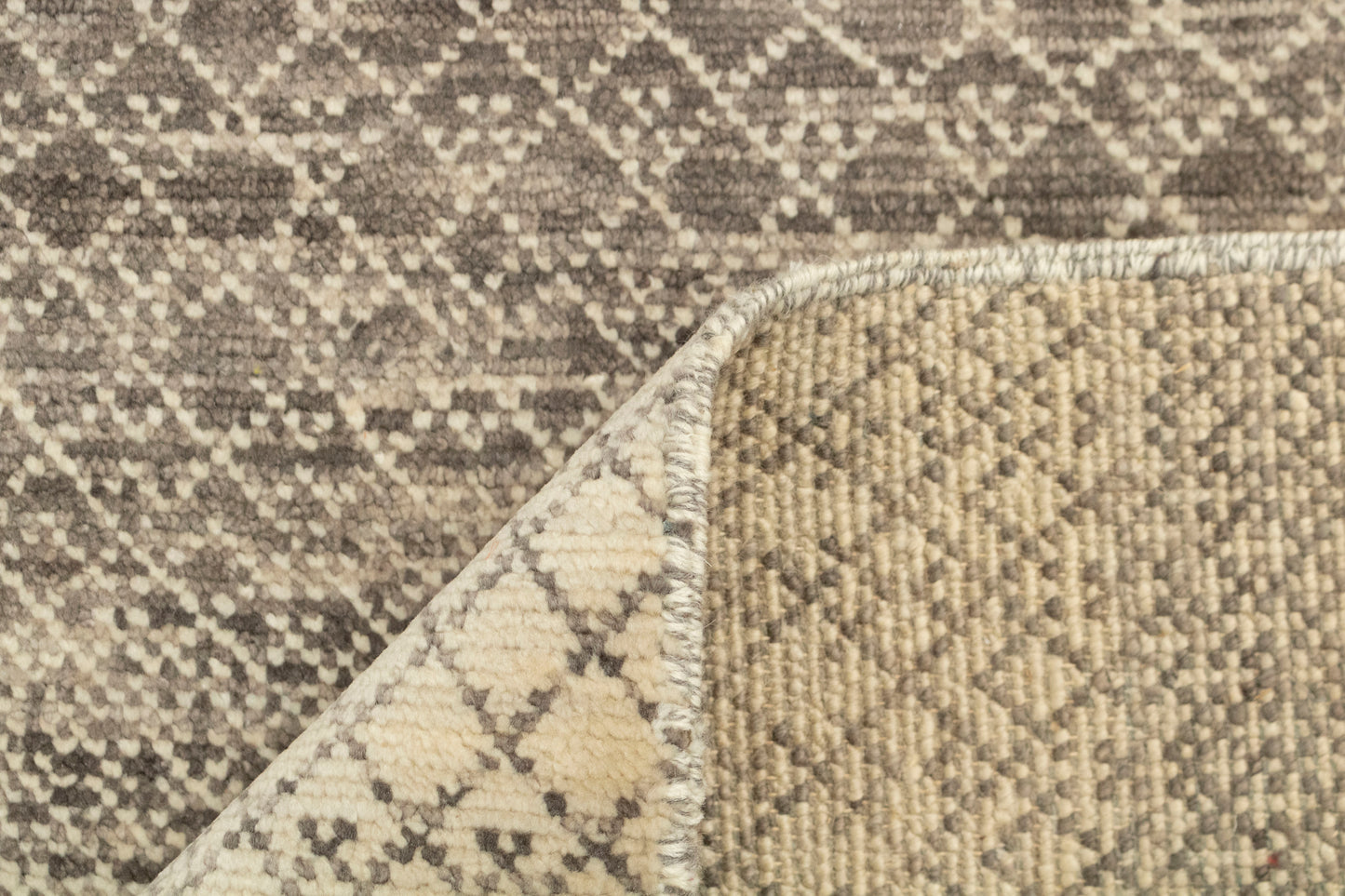 Indian Geometric Gabbeh Beige Brown Area Rug