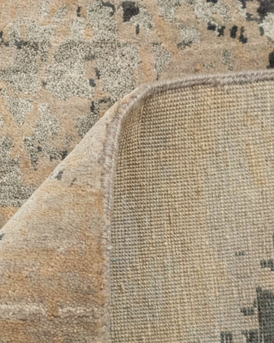 8x10 Omaxe Abstract Carpet Wool & Silk Modern Vintage Living Room Area Rug