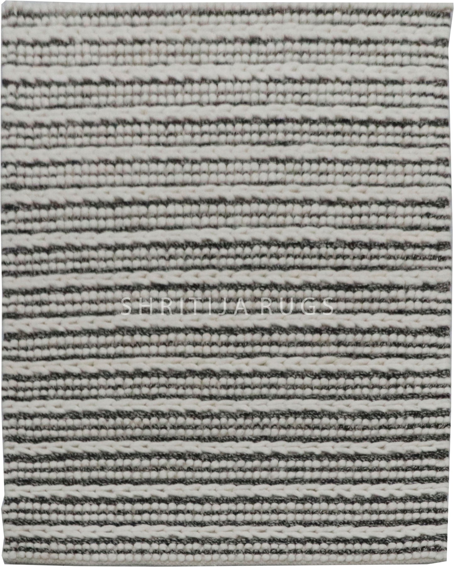 Ivory Charcoal Braided