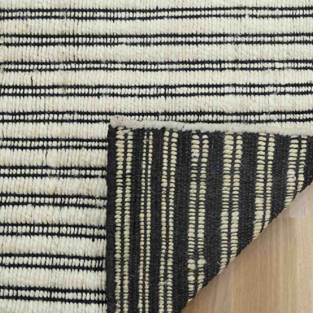 Custom white Jute Rug - Handcrafted Natural Fiber Accent Piece