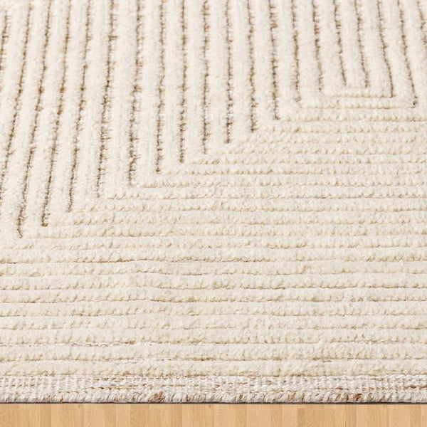 Ivory Stramlined Rug | Best Moroccan Rugs