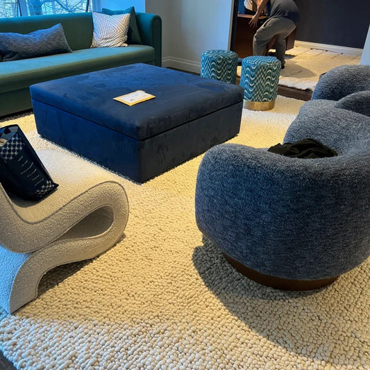 Unparalleled Bubble Ivory Rug | Chunky Rugs Online