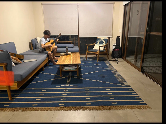 Geometric Dhurrie Rug