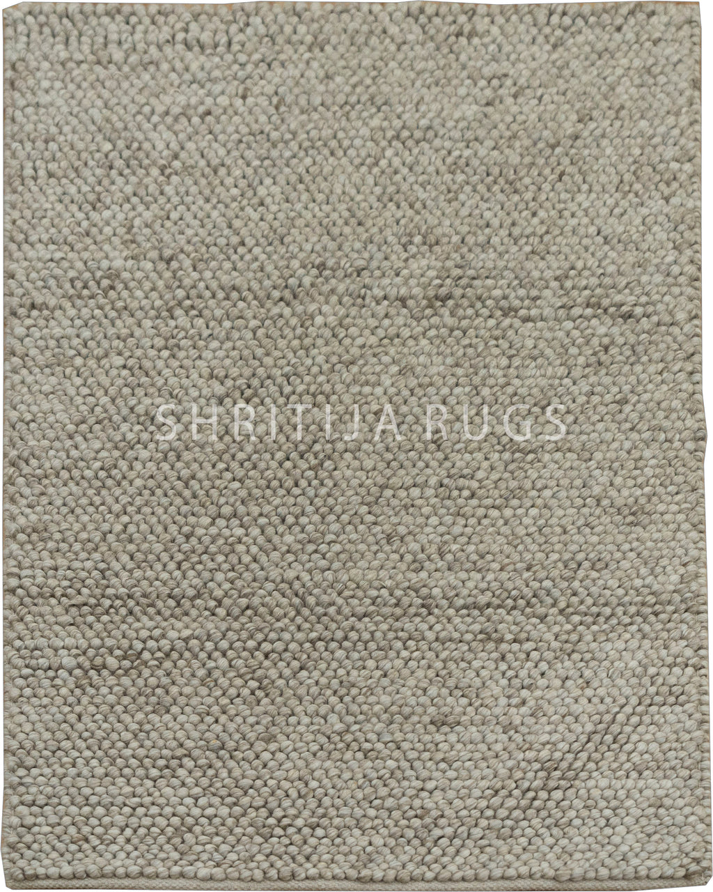 Silver Gray Loop Rug