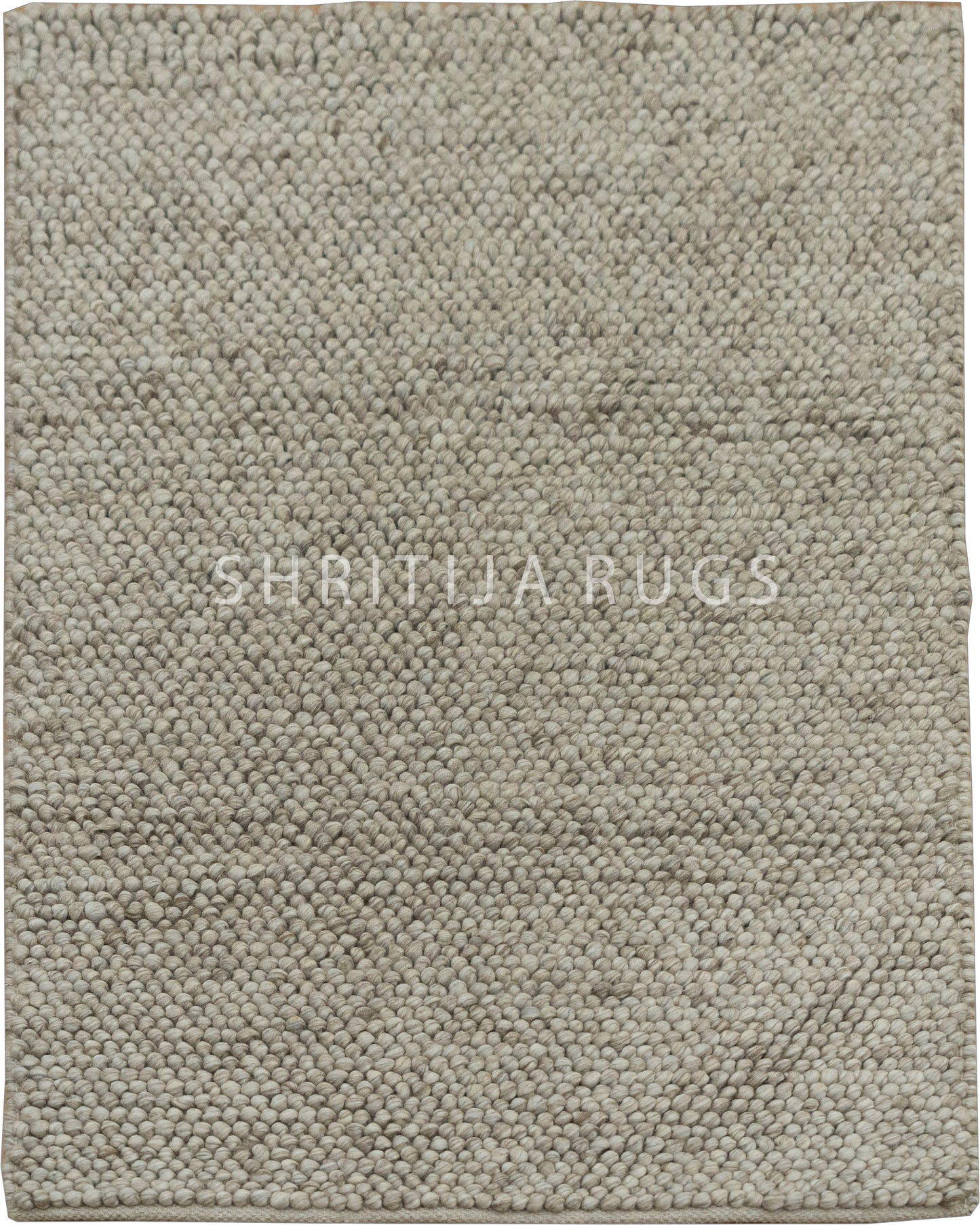Silver Gray Loop Rug