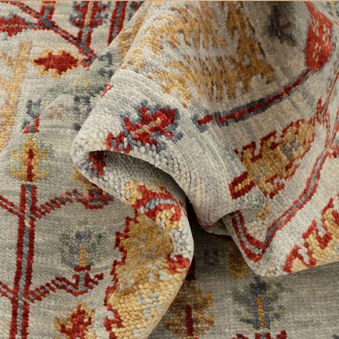 Premium Hand-Knotted Oushak inspired by Nature Rug: Timeless Beauty for Your Home