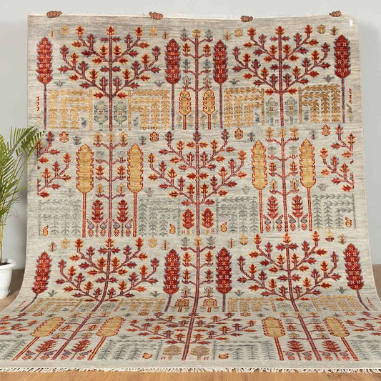 Premium Hand-Knotted Oushak inspired by Nature Rug: Timeless Beauty for Your Home