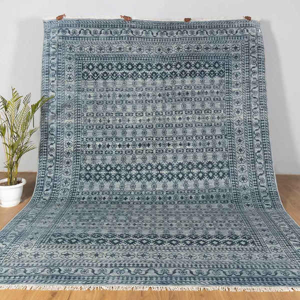 Grey Floral Repeat Pattern Design for your Space | Quality Rugs Online