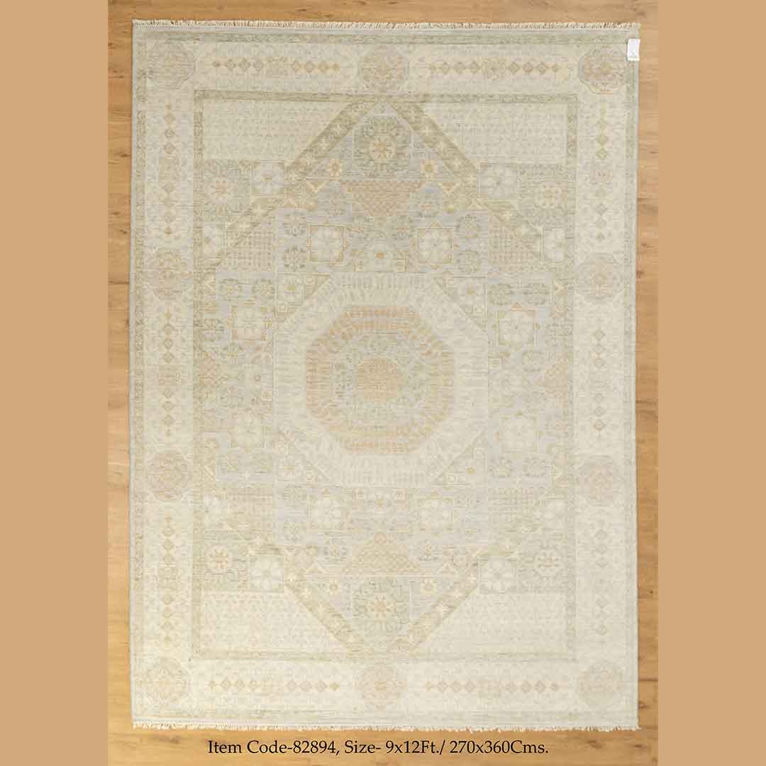 Hand-Knotted Royal Look Mamluk Rug: The Perfect Blend of Comfort and Style