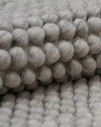 Grey Handwoven Wool Loop