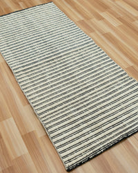 Custom white  Jute Rug - Handcrafted Natural Fiber Accent Piece
