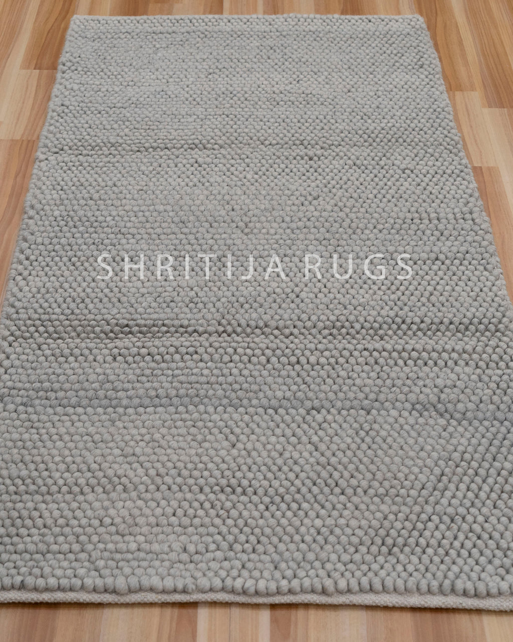 Grey Handwoven Wool Loop