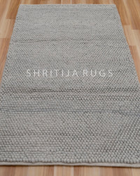 Grey Handwoven Wool Loop