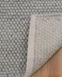 Grey Handwoven Wool Loop
