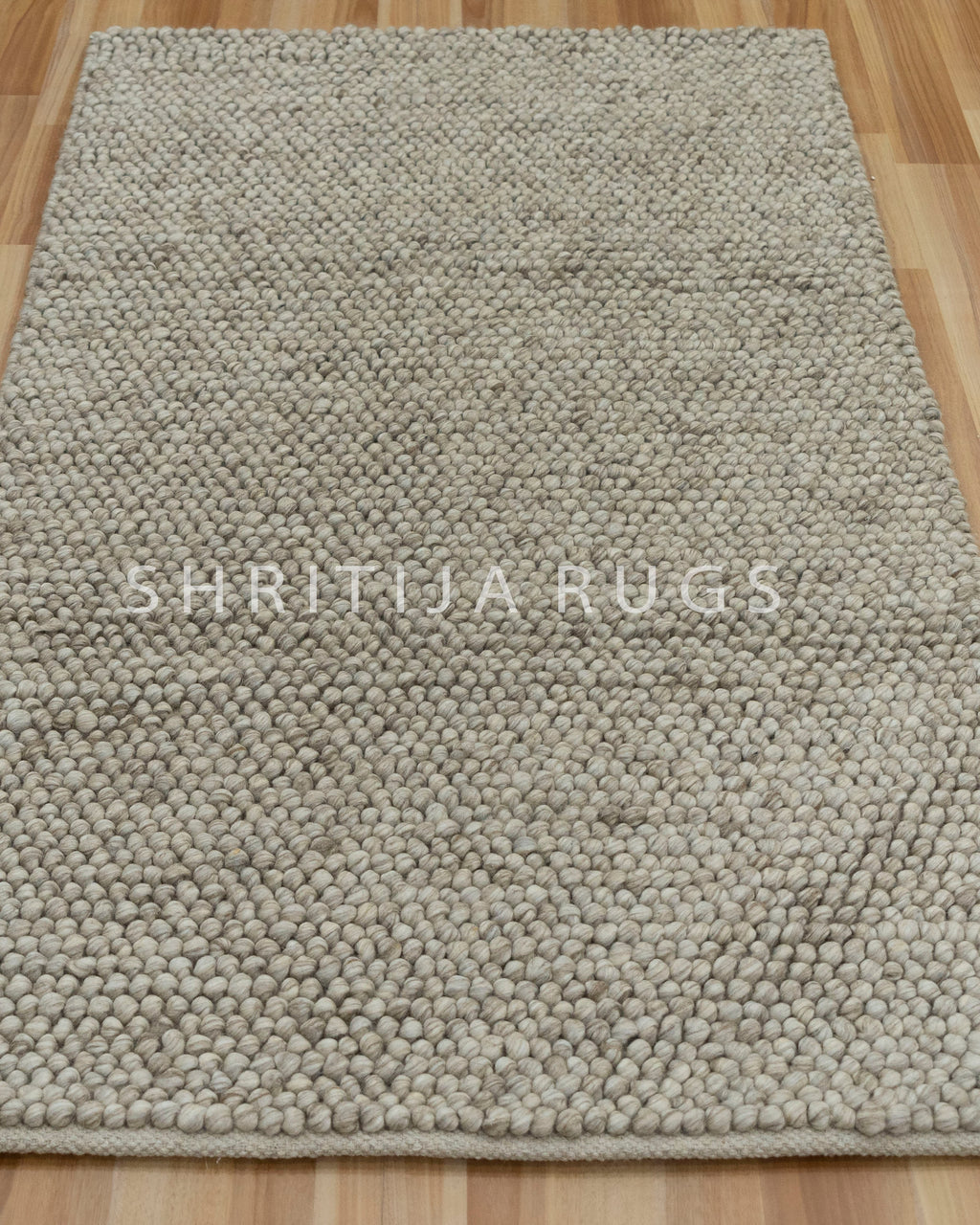Silver Gray Loop Rug
