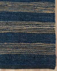 Boho Chic Jute Stripe Rug - Stylish and Sustainable Floor Decor