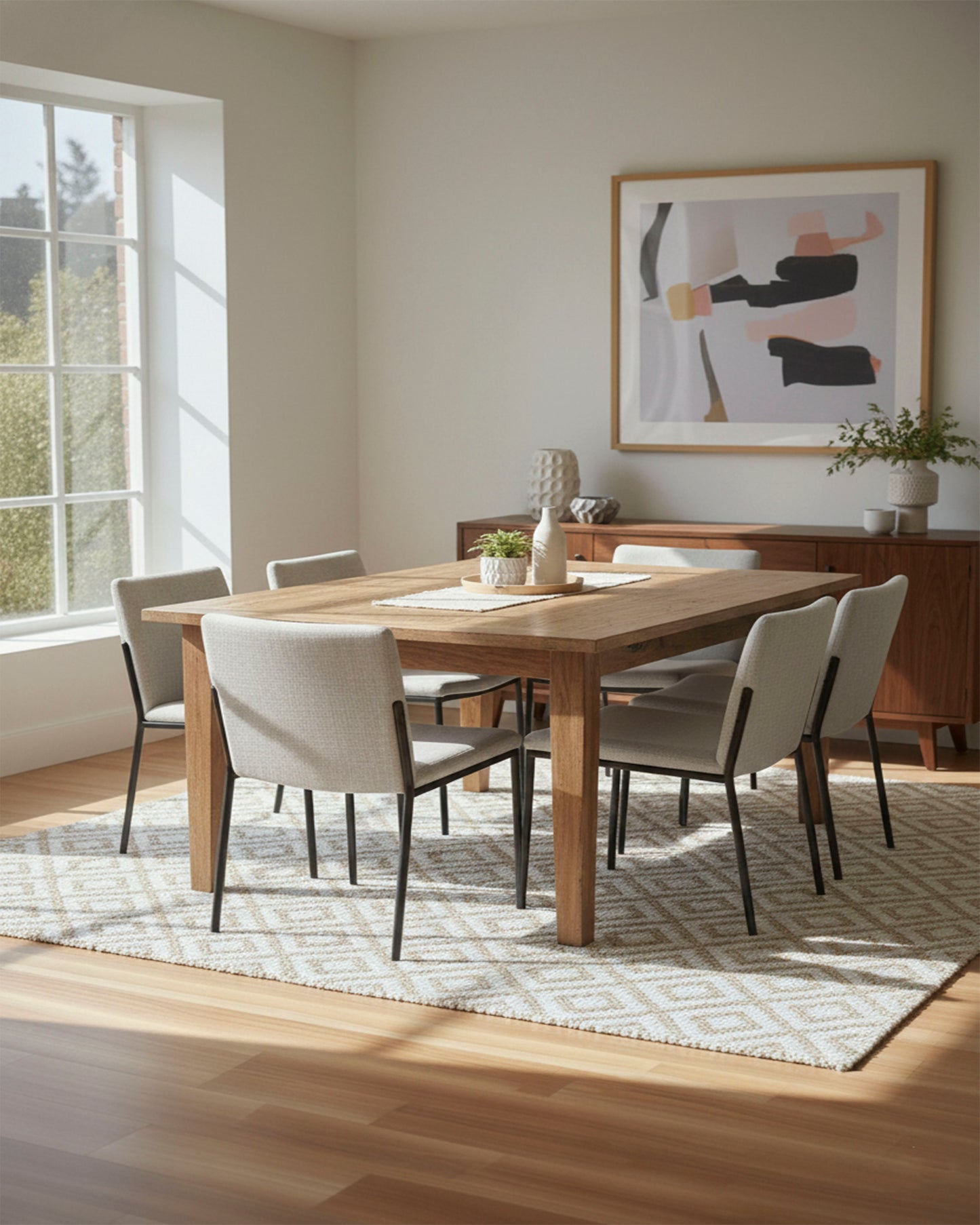 Reversible Jute Rug - Two Looks in One for Versatile Styling