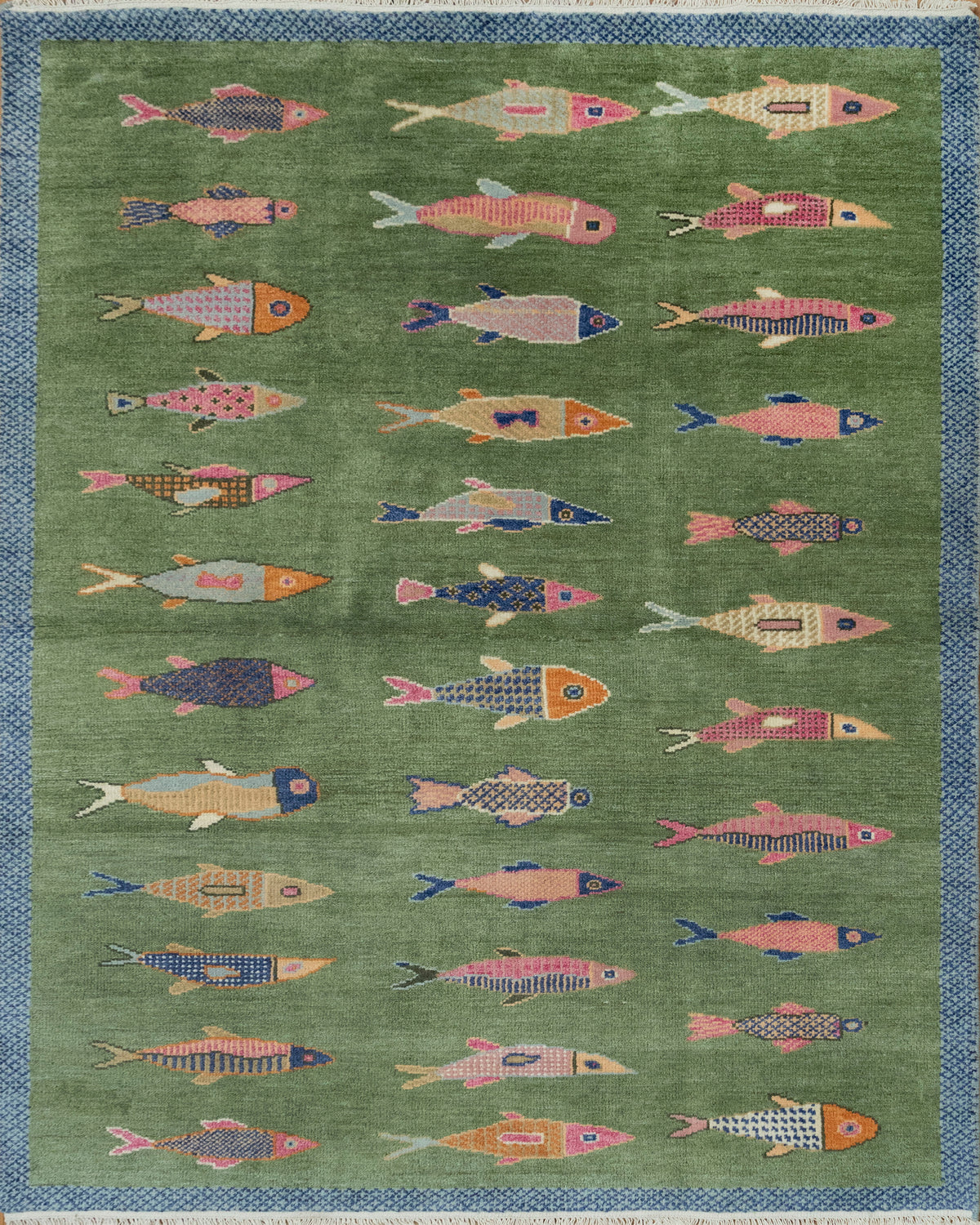 Shop Fish Rugs: Koi Pond & Fish Design Rugs |Hand Knotted Fish Rug