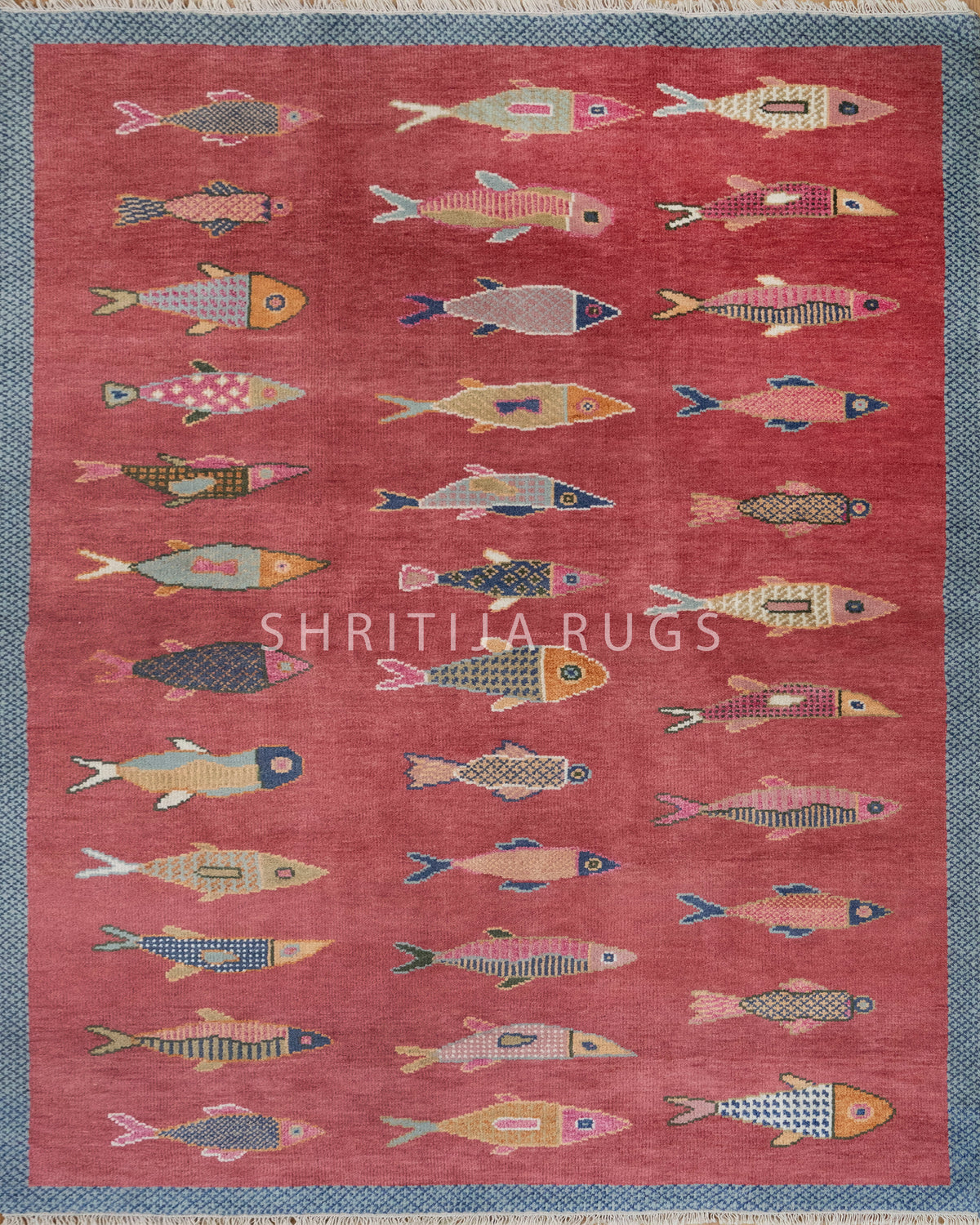Shop Fish Rugs: Koi Pond & Fish Design Rugs |Hand Knotted Fish Rug