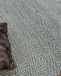 Hand Woven Diamond Textured Rug..