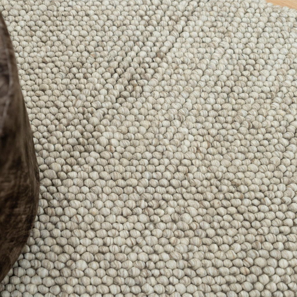 Silver Gray Loop Rug