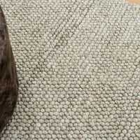 Silver Gray Loop Rug