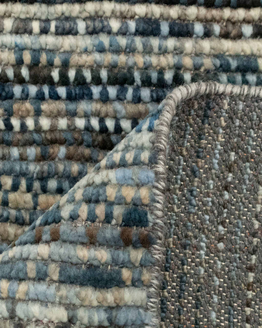 Galaxy Blue Modern Bedroom Rug